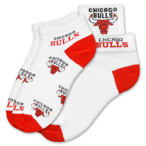 NBA Chicago Bulls Womens Socks, 2-Pack