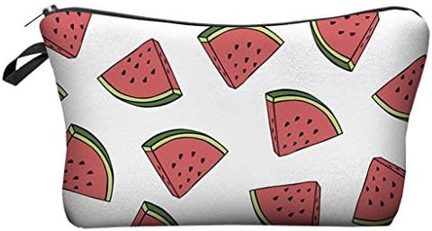 Fashion Ladies 3D Cute Fresh Fruit Watermelon Make Up Bag for Women Girl