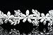 Handmade Pearl Flower Crystal Leaf Headband Tiara