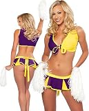 3WISHES 'Champion Cheer Costume' Sexy Cheerleader Costume Uniforms for Women