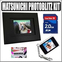 Matsunichi PF-5E Photoblitz 5.6 Inch Digital Picture Frame w/ Accessory Kit