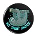My Spirit Animal is a Sloth Pinback Button Pin Badge - 1