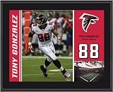 Mounted Memories Atlanta Falcons Tony Gonzalez 10.5 x 13 Sublimated Plaque