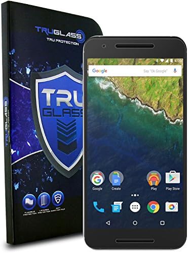 TRUGLASS Screen Protector for Nexus 6P - Retail Packaging - Nexus 6P Temglass 3