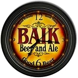 BAIK 'S Beer and Ale Cascading Pub Wall Clock