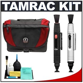 Tamrac 5534 Adventure Messenger 4 Camera Bag (Black Red) + Accessory Kit for Canon Rebel... by Tamrac