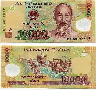 VIETNAM 10,000 DONG BANKNOTE COLLECTION (100 PIECES) WORLD PAPER MONEY