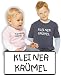 Baby/Kinder Langarmshirt mit Druck KLEINER KRÜMEL (046.47)