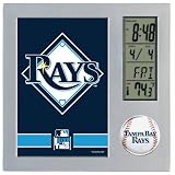 MLB Tampa Bay Rays Digital Desk Clock