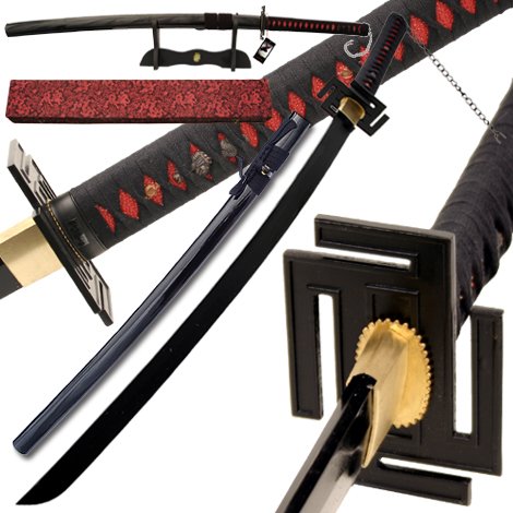Ichigo Tensa Bleach 1060 Carbon Steel Handmade Bankai Katana Sword