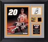 Joey Logano Nascar Rookie of the Year Framed 8x10 Photograph with Autograph Plate, Tire and Sheet Metal - LE of 120