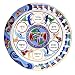 Passover Jewish Holiday Seder Night Abecassis Ceramic Plate. Made in Isreal