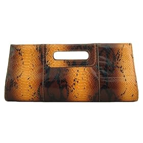 Colorful Python Clutch