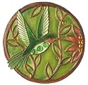 New Creative 25849 Garden Jewels Stepping Stone, Jeweled Hummingbird, 10.5-Inches Diameter