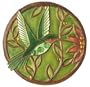 New Creative 25849 Garden Jewels Stepping Stone, Jeweled Hummingbird, 10.5-Inches Diameter