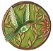 New Creative 25849 Garden Jewels Stepping Stone, Jeweled Hummingbird, 10.5-Inches Diameter