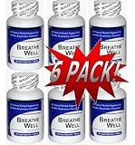 Breathe Well (100 Capsules) - Concentrated Herbal Blend - Dietary Supplement 6 Pack