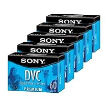Sony DVC-60 PRR/5 Premium Minidv Videocassette (5-Pack)