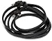 cored Lederarmband wrap 100cm Schwarz g20-schwarz