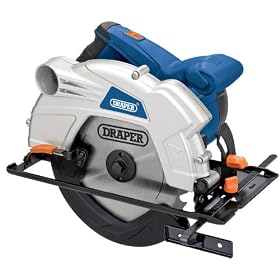 Draper 76217 185 mm 230-Volt 1,300-Watt Circular Saw with Laser Guide
