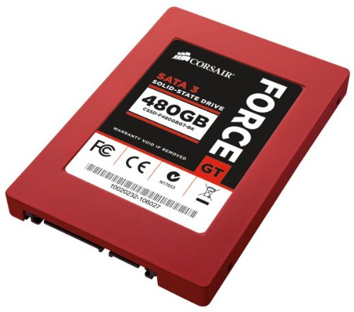 Corsair 480 GB Force Series GT SATA III 6Gb/s 2.5-Inch Solid State Drive - CSSD-F480GBGT-BK