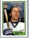2001 Topps Traded #T100 Carlton Fisk 81 - Chicago White Sox (Topps Reprint)(Baseball Cards)