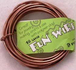 Fun Wire 18 Gauge Coil - Icy Copper