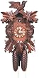 German Cuckoo Clock - Carved Cuckoo and Leaves German Cuckoo Clock - Carved Cuckoo and Leaves