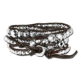 Details zu "SilberDream Lederarmband braun mit silberfarbenen Perlen für Damen, Teenies oder Mädchen Leder Armband Echtleder LA2917B" Details zu "SilberDream Lederarmband braun mit silberfarbenen Perlen für Damen, Teenies oder Mädchen Leder Armband Echtleder LA2917B"