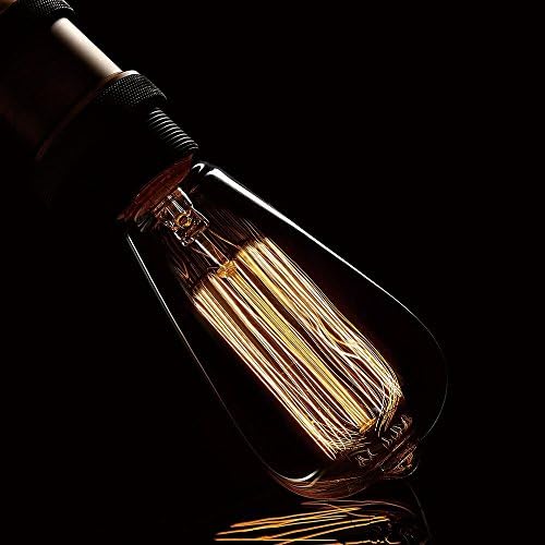 Pack of 6 Perfect-60w Antique Edison Light Bulb Filament Long Life Repoduction Light Bulbs 110V Vintage E26 Incandescent Bulbs