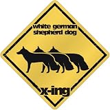 New  White German Shepherd Dog X-Ing / Xing Iii  Crossing Dog