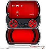 PSPgo Skin and Screen Protector Kit - Colorburst Red fits Sony PSP go