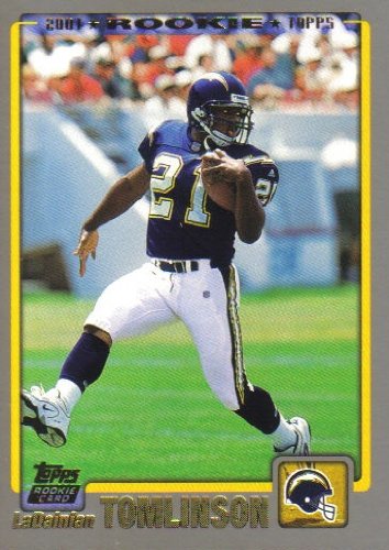 2001 Topps #350 LaDainian Tomlinson RC - San Diego Chargers (RC - Rookie Card)(Football Cards)