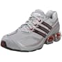 adidas Women's Devotion PB Running Shoe,Metallic Silver/Black/Red,6.5 M
