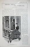 1906 LADIES RIDING COAT HORSE FASHION GAIETY RESTAURANT