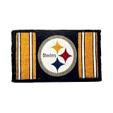 30" NFL Pittsburgh Steelers Natural Coir Fiber Welcome Mat