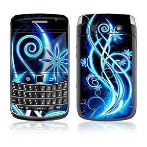 Abstract Neon Design Decal Skin Sticker for Blackberry Bold 9700 Cell Phone