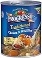 Progresso Traditional Soup, Chicken and Wild Rice, 19 oz, 12 Pack