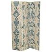 Khandara Upholstered Screen - Indigo