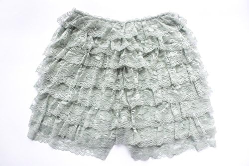 8-layered sexy lace stretchy pants shorts