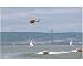 10x8 Photograph (25x20cm) Helicopter being used to film power boat race from Flightglobal