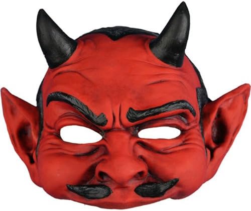 Devil Mask Evil Demon Satan Halloween Costumes Adult
