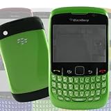 51LFdh4PRhL. SL160  [Aftermarket Product] Green Faceplate Fascia Cover Plate Panel Case Housing+Middle Chassis+Battery Back Door+Qwerty Numeric Key Keys Button Buttons Keypad Keyboard For BlackBerry Rim Curve 8520 Repair Fix Replace Replacement