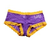 NCAA Hanky Panky LSU Tigers Womens Boyshort Underwear - Purple/Gold (Small)