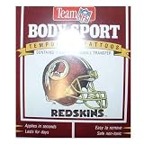 Washington Redskins NFL Body Sport Temporary Tattoos