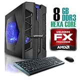 CybertronPC X-PLORER2 4240ABBS, AMD FX Gaming PC, W7 Professional, CrossFireX, Black/Black