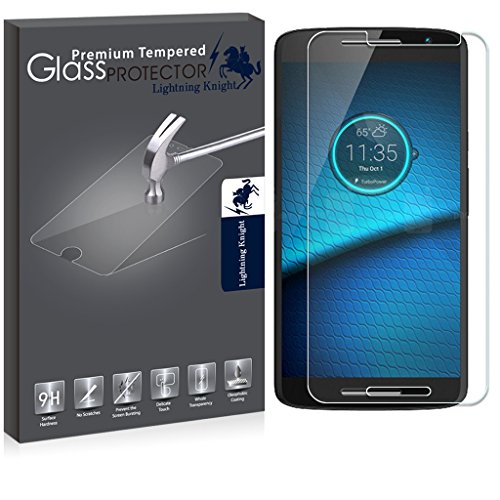 Droid Maxx 2 Screen Protector, LK [Anti Scratch] 0.33mm 2.5D Edge 9H Tempered Glass Screen Protector for Verizon Motorola Moto Droid Maxx 2