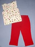Girls Toddler Capri Set in Organic Cotton