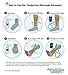 Premium Conductive Gloves Package for Electrotherapy Treatment of Pain, Swelling, Nerve and Joint Pain, Carpal Tunnel, Arthritis, etc. (1 Pair - Silver Thread) (Large)
