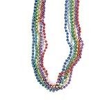 Mardi Gras Colored Party Beads - 12 Pack